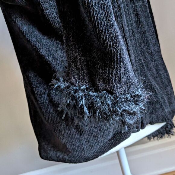 Vintage Y2K Valerie Stevens Faux Fur Cardigan Hoodie Jacket Zip Front Size SP - Picture 5 of 10